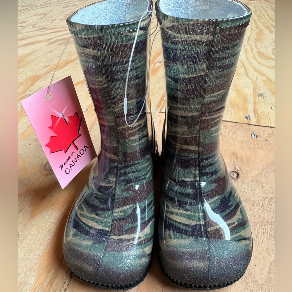 My First Boots Camouflage Print NWT Rain Boots Size 5 and 7 available